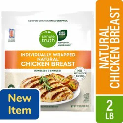 Simple Truth® Natural Boneless and Skinless Chicken Breasts, 32 oz