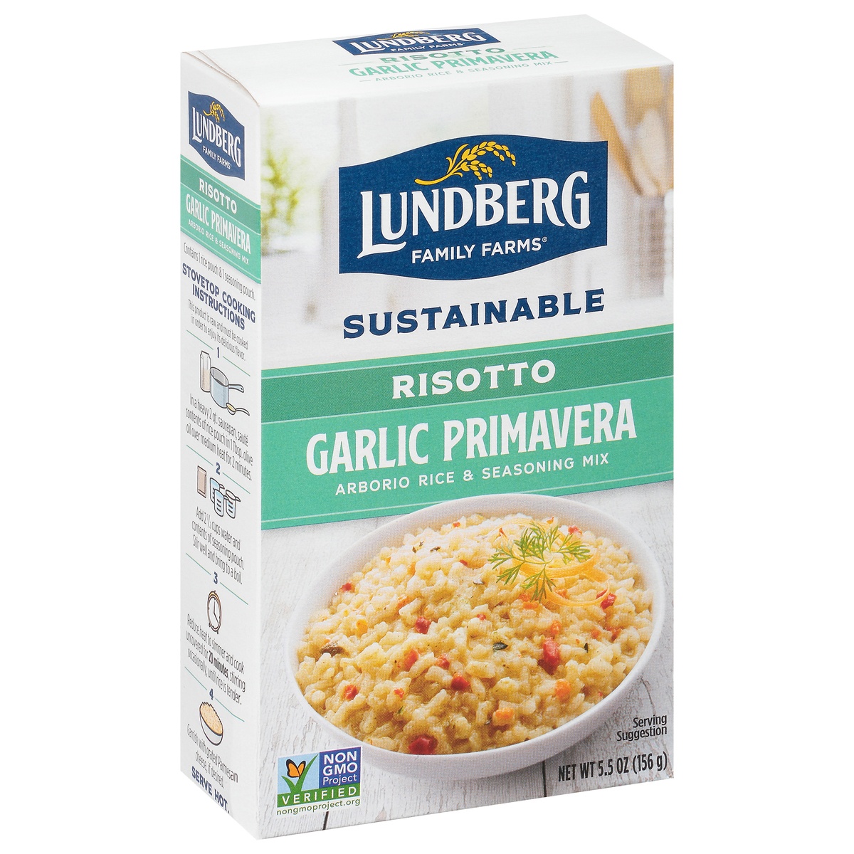 slide 1 of 1, Lundberg Family Farms Garlic Primavera Risotto 5.5 oz, 