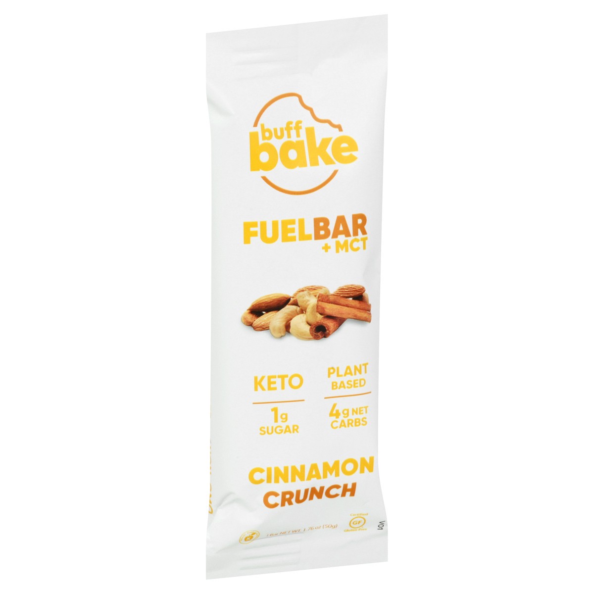 slide 2 of 13, Buff Bake Cinnamon Crunch Fuel Bar + MCT 1 ea, 1 ct