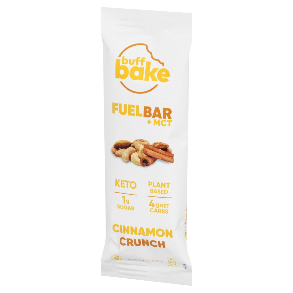 slide 5 of 13, Buff Bake Cinnamon Crunch Fuel Bar + MCT 1 ea, 1 ct