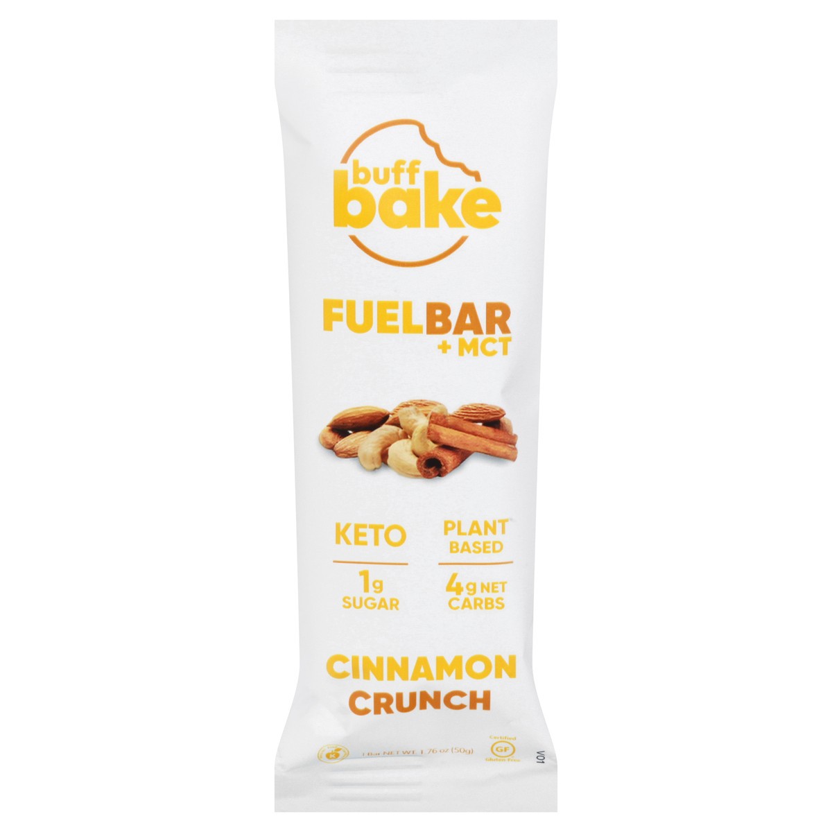slide 7 of 13, Buff Bake Cinnamon Crunch Fuel Bar + MCT 1 ea, 1 ct