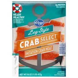 Kroger Leg Style Crab Select Imitation Crab Meat