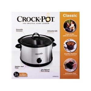 slide 1 of 1, Crock-Pot Crock Pot Classic Slow Cooker Assorted Colors, 5 Quart, 1 ct