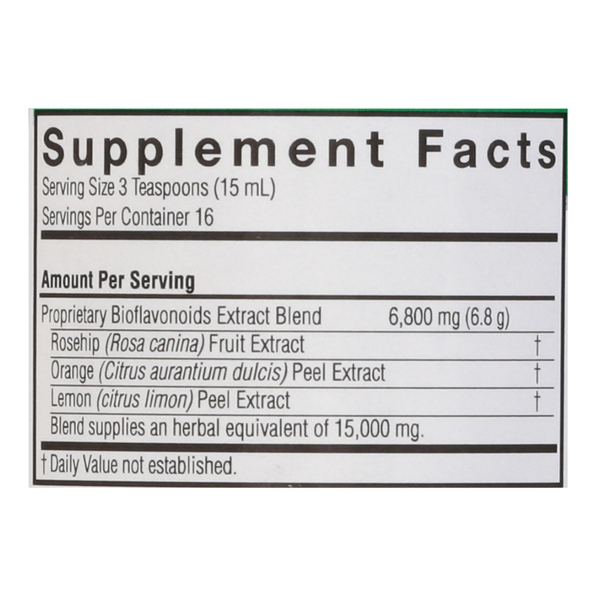 slide 3 of 13, Nature's Answer Low Alcohol Bio-Flavonoids from Rose Hip, Orange Peel, & Lemon Peel, 8 fl oz