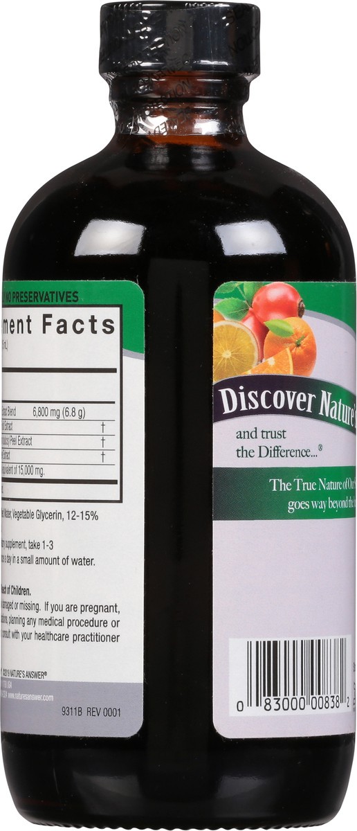 slide 9 of 13, Nature's Answer Low Alcohol Bio-Flavonoids from Rose Hip, Orange Peel, & Lemon Peel, 8 fl oz