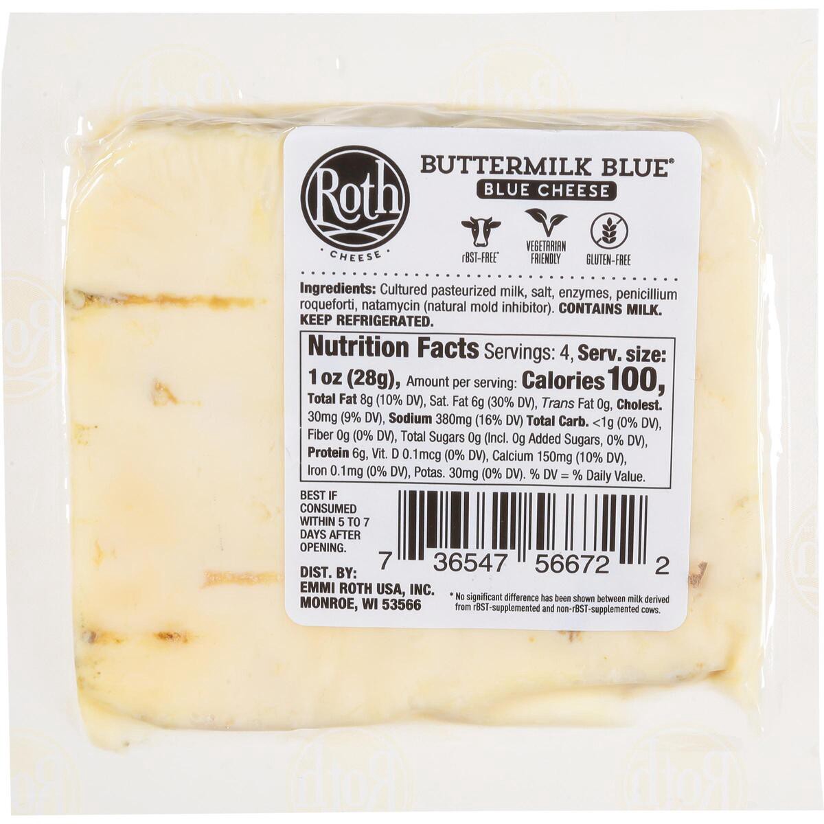 slide 4 of 7, Roth Cheese, 4 oz