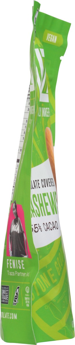 slide 11 of 14, Taza Dark Chocolate Covered Cashews, 4.2 oz