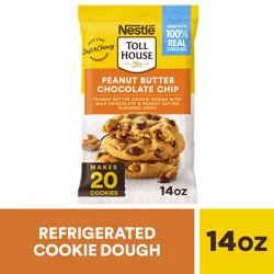 Nestle Toll House Peanut Butter Chocolate Chip, Ready to Bake Cookie Dough