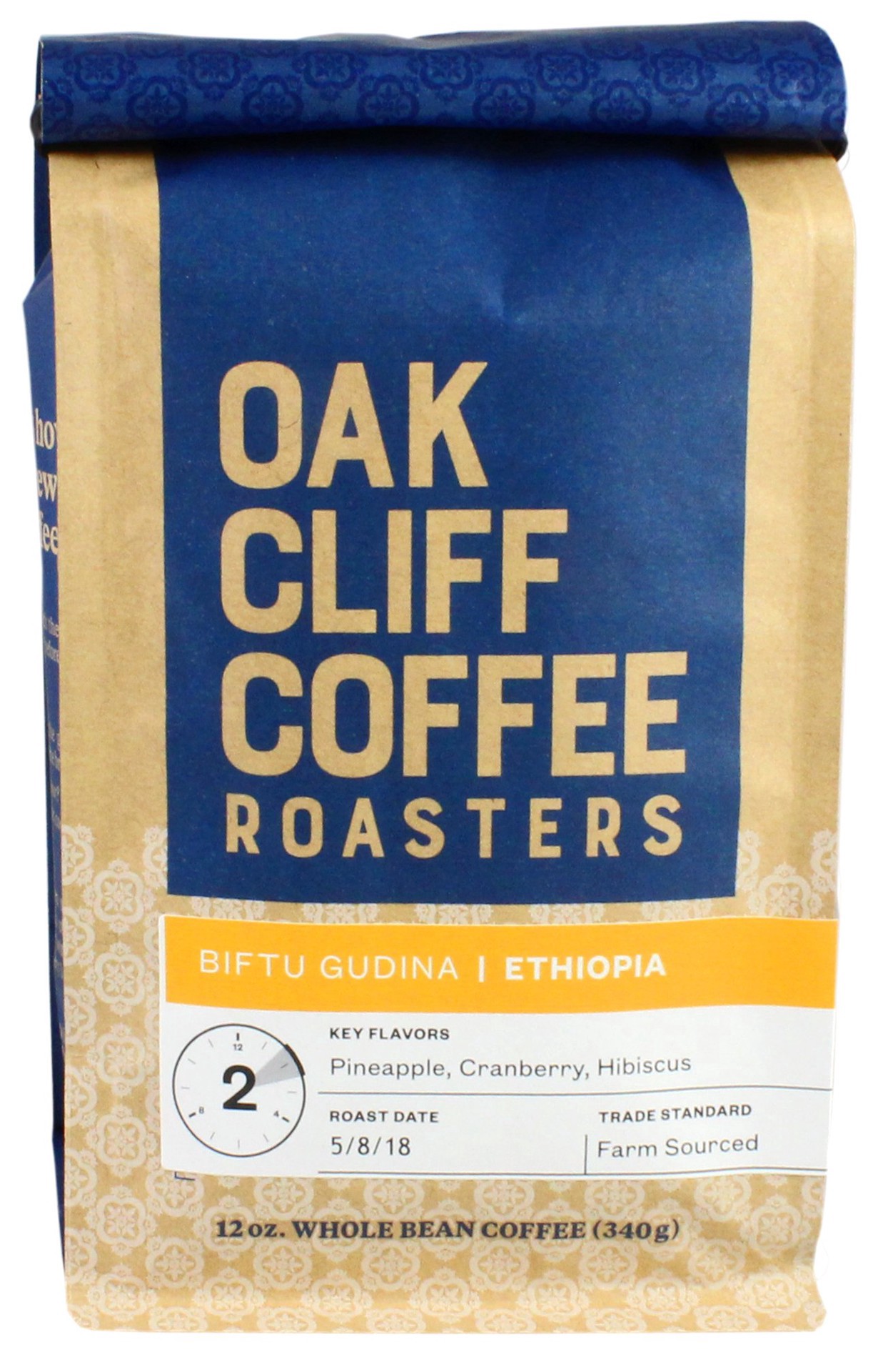 slide 1 of 1, Oak Cliff Coffee Ethiopia Single Origin Coffee, 12 oz