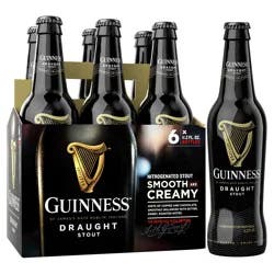 Guinness Draught Stout Beer, 6 pk