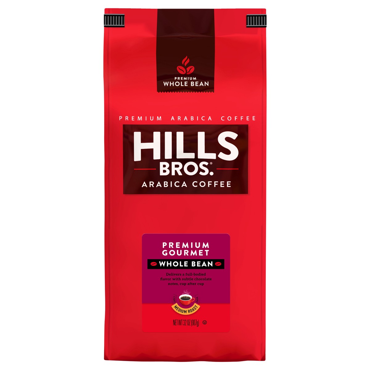 slide 1 of 10, Hills Bros. Whole Bean Medium Roast Arabica Premium Gourmet Coffee 32 oz, 32 oz