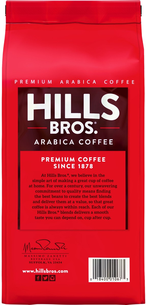 slide 7 of 10, Hills Bros. Whole Bean Medium Roast Arabica Premium Gourmet Coffee 32 oz, 32 oz