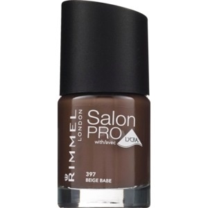 slide 1 of 1, Rimmel Salon Pro with Lycra Nail Polish, 397 Beige Babe, 0.4 oz