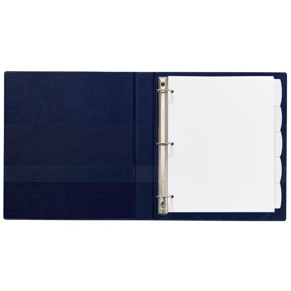 slide 7 of 9, Avery Plastic Write-on Dividers White, 1 ct