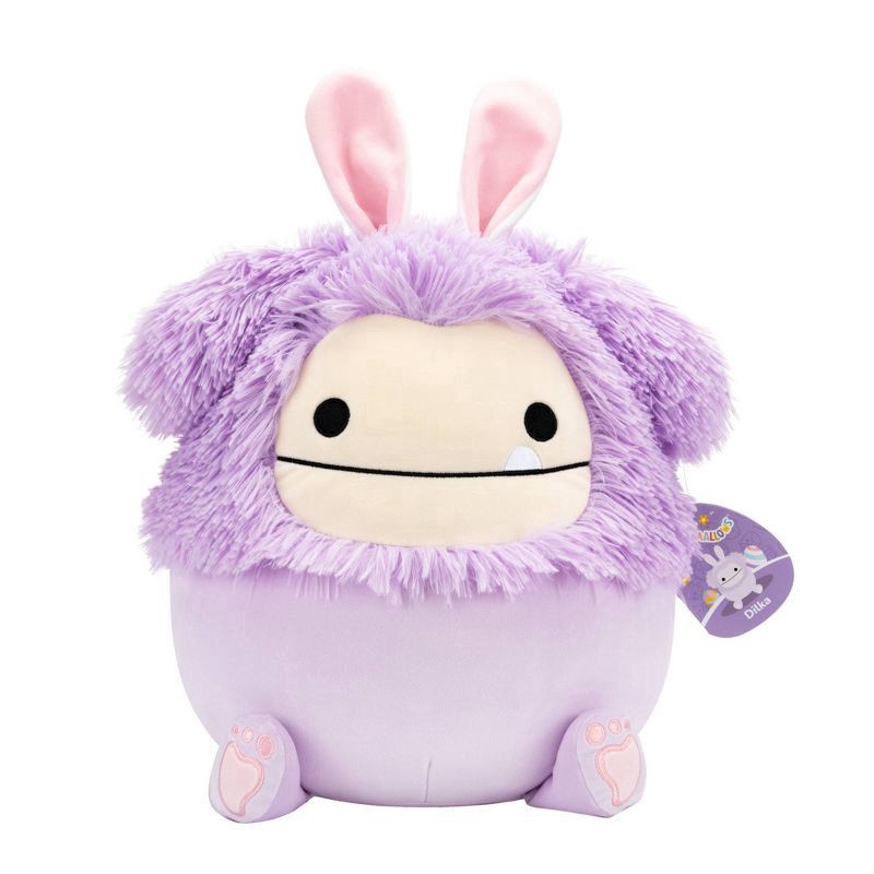 slide 7 of 12, Squishmallows 12" Dilka Lavender Bigfoot with Bunny Ears Medium Plush, 12 in