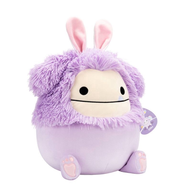 slide 11 of 12, Squishmallows 12" Dilka Lavender Bigfoot with Bunny Ears Medium Plush, 12 in