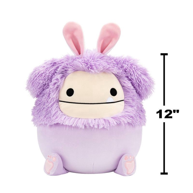 slide 5 of 12, Squishmallows 12" Dilka Lavender Bigfoot with Bunny Ears Medium Plush, 12 in