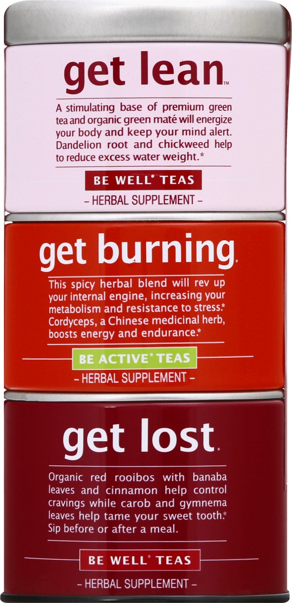 slide 9 of 9, Be Well Teas Be Well Bags Get Lean/Get Burning/Get Lost Herb Tea - 42 ct, 42 ct