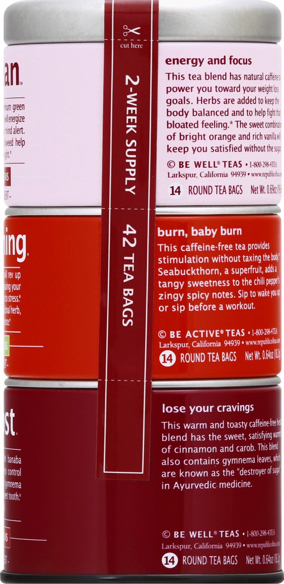 slide 8 of 9, Be Well Teas Be Well Bags Get Lean/Get Burning/Get Lost Herb Tea - 42 ct, 42 ct