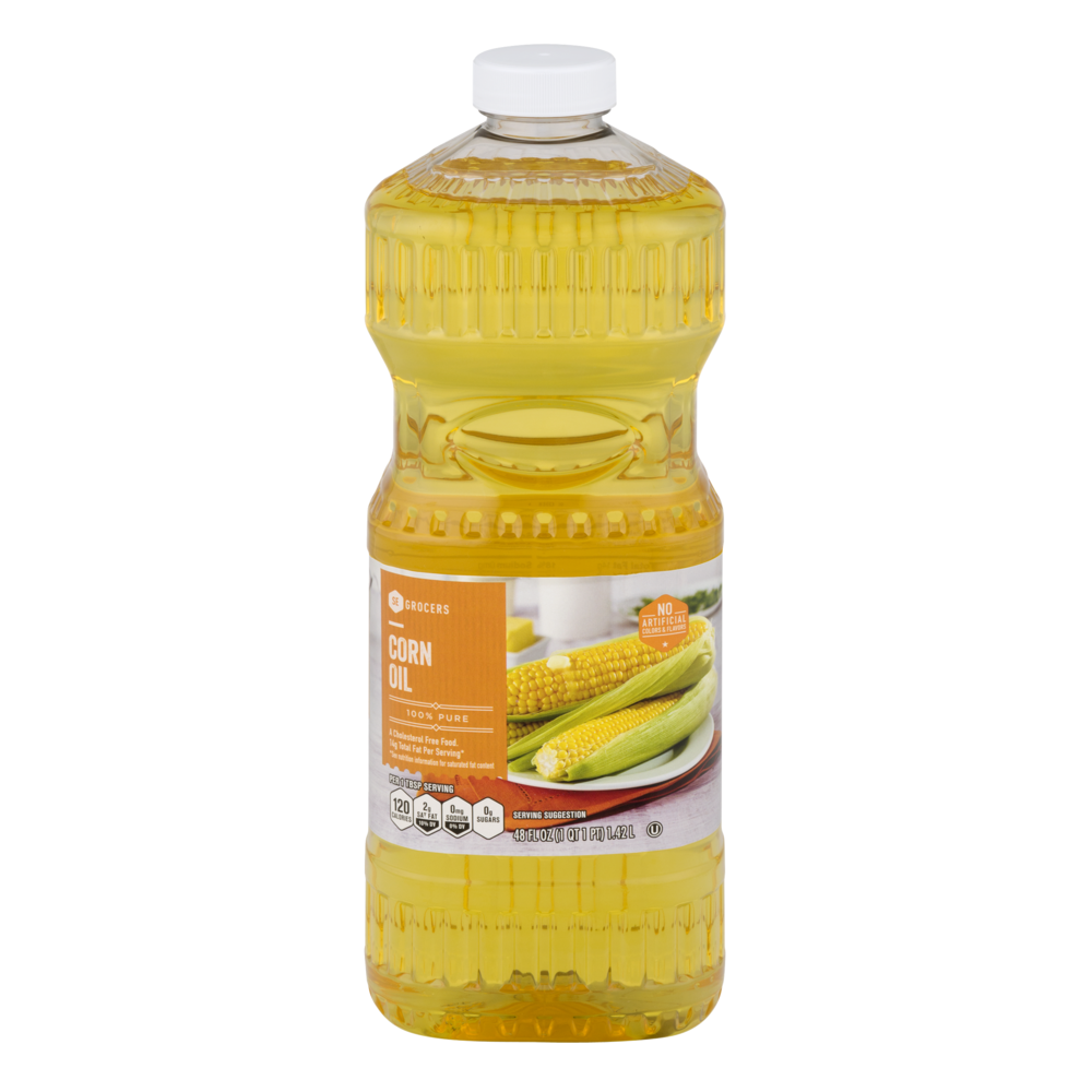 slide 1 of 1, SE Grocers 100% Pure Corn Oil, 48 oz