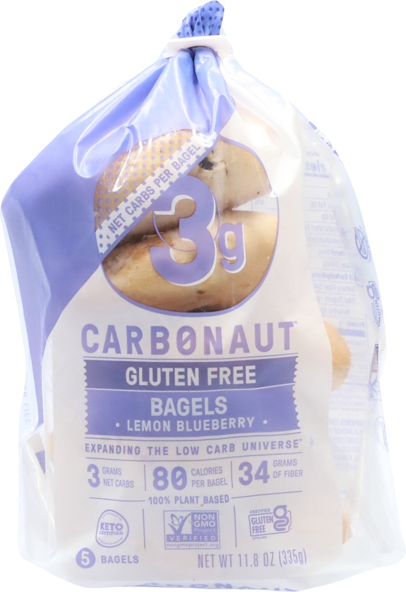 slide 3 of 9, Carbonaut Lemon Blueberry Bagels, 11.8 oz