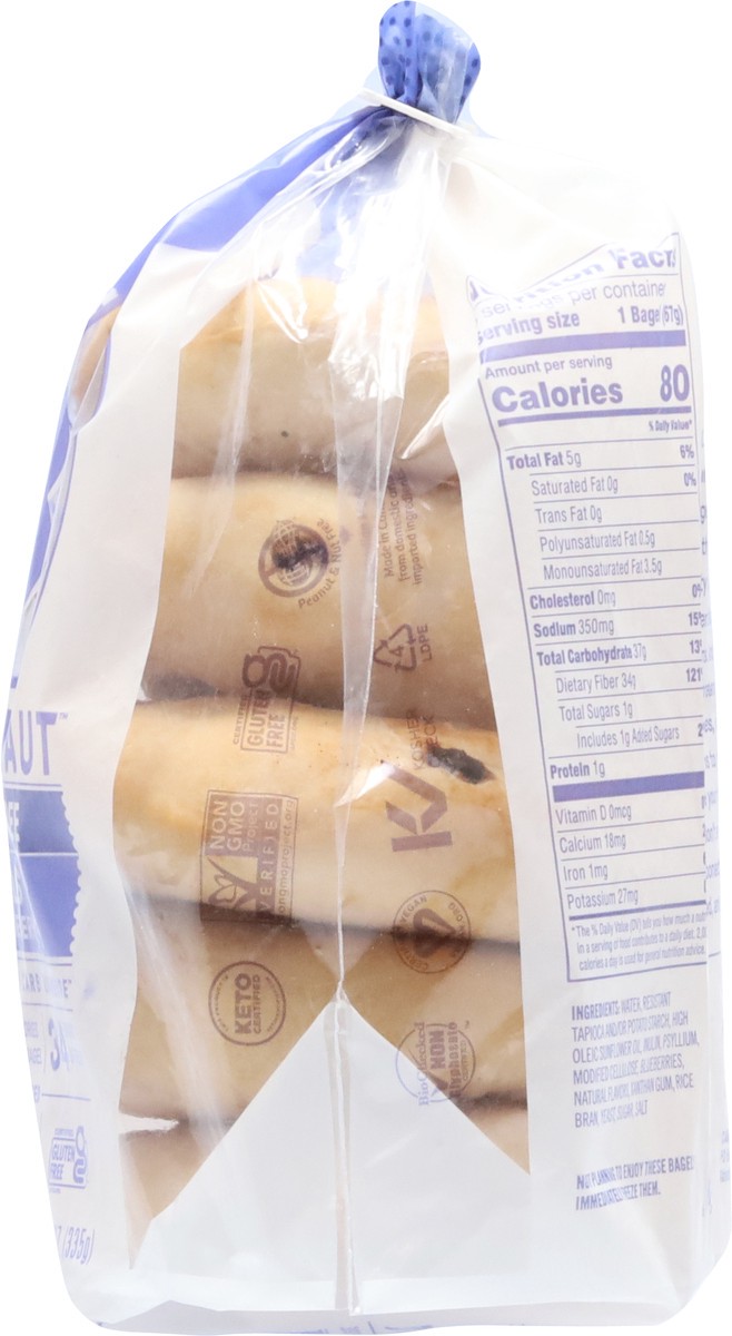slide 4 of 9, Carbonaut Lemon Blueberry Bagels, 11.8 oz