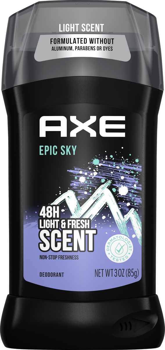 slide 3 of 4, AXE Epic Sky Deodorant Stick, 2.7 oz