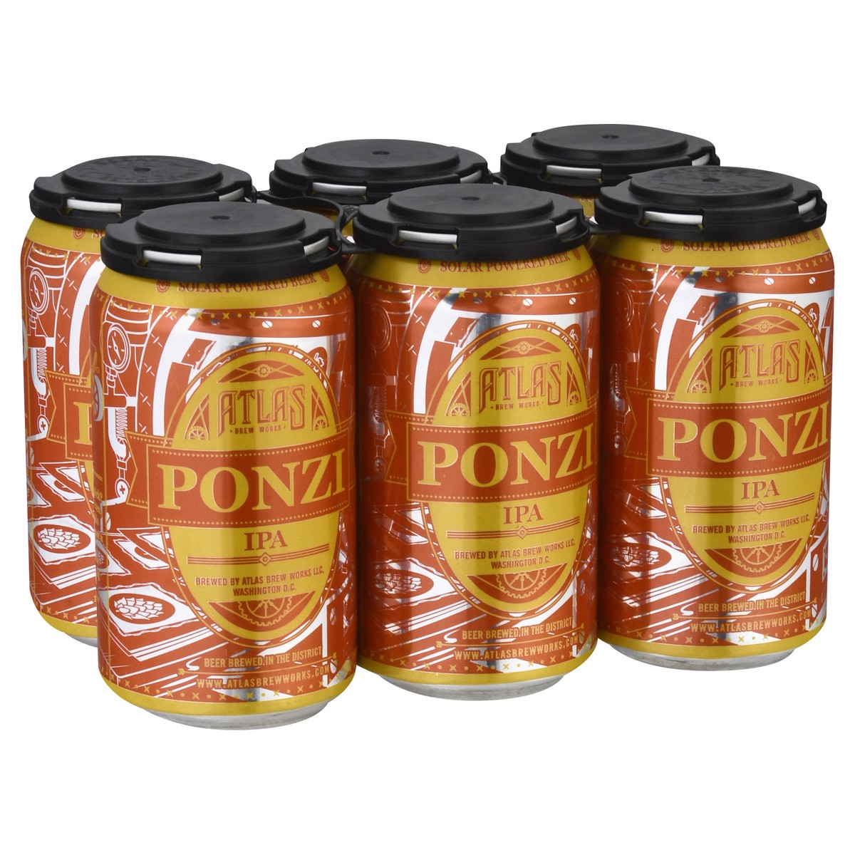 slide 2 of 9, Atlas Brew Works 6 Pack IPA Ponzi Beer 6 ea, 6 ct