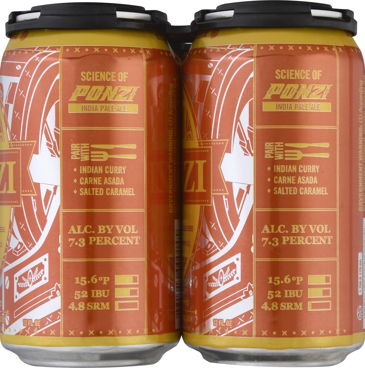 slide 8 of 9, Atlas Brew Works 6 Pack IPA Ponzi Beer 6 ea, 6 ct