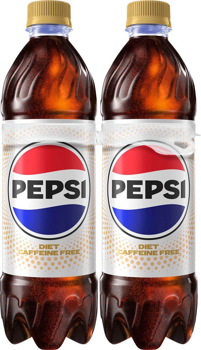 slide 2 of 7, Pepsi Diet Pepsi Soda Caffeine Free 16.9 Fl Oz, 8 Count, 8 pk; 16.9 oz