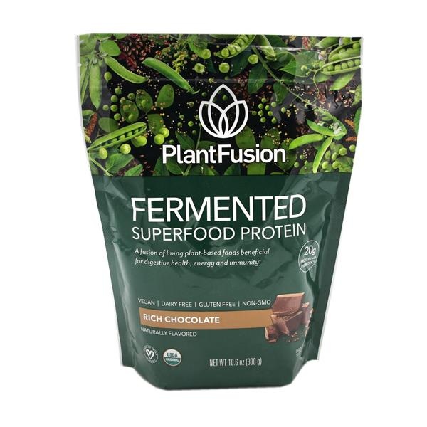 slide 1 of 1, PlantFusion Fermented Superfood Chocolate Protein, 10.6 oz