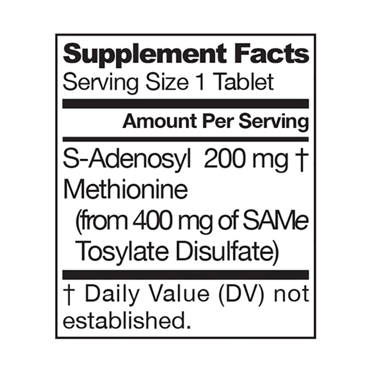 slide 2 of 9, Jarrow Formulas SAMe 200 mg - 20 Tablets - Highest Concentration of Active S,S Form - Supports Joint Health, Liver Function, Brain Metabolism & Antioxidant Defense - 20 Servings (PACKAGING MAY VARY), 20 ct