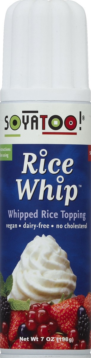 slide 1 of 3, Soyatoo! Rice Whip 7 oz, 7 oz