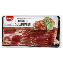 Raleys Raley's Center Cut Sliced Bacon With Cane & Brown Sugar 12 Oz