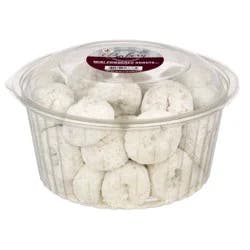 Giant Bakery Mini Powdered Sugar Donuts
