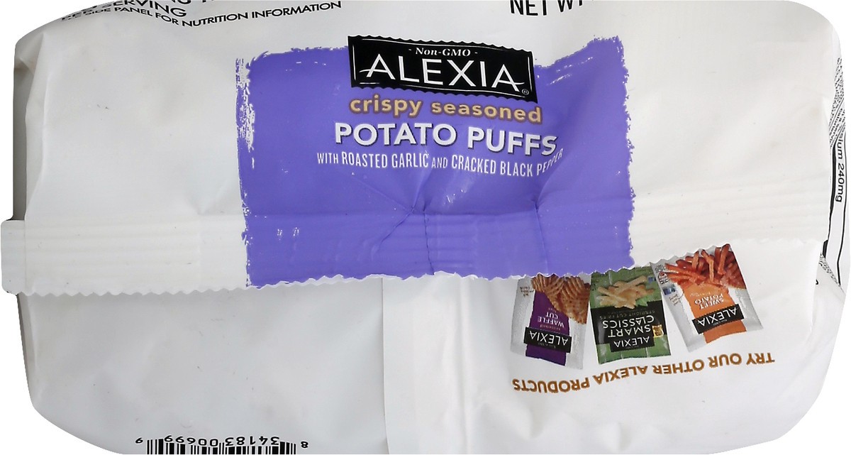 slide 2 of 12, Alexia Crispy Seasoned Potato Puffs, 28 oz