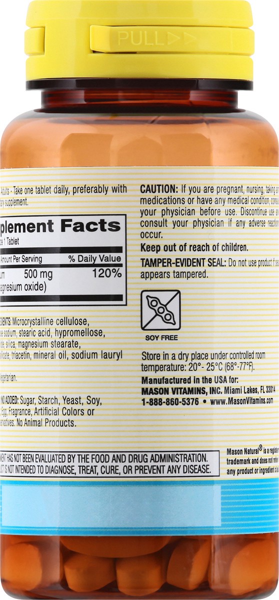 slide 7 of 9, Magnesium 500Mg Extra Strength, 100 ct