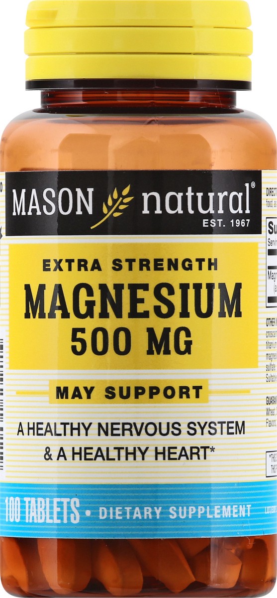 slide 5 of 9, Magnesium 500Mg Extra Strength, 100 ct