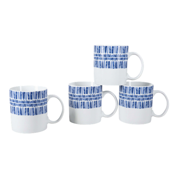 slide 1 of 1, BIA Cordon Bleu Kala Mugs, 4 ct; 12 oz