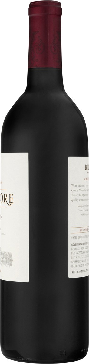 slide 8 of 9, Biltmore BE Red Blend, 750 ml