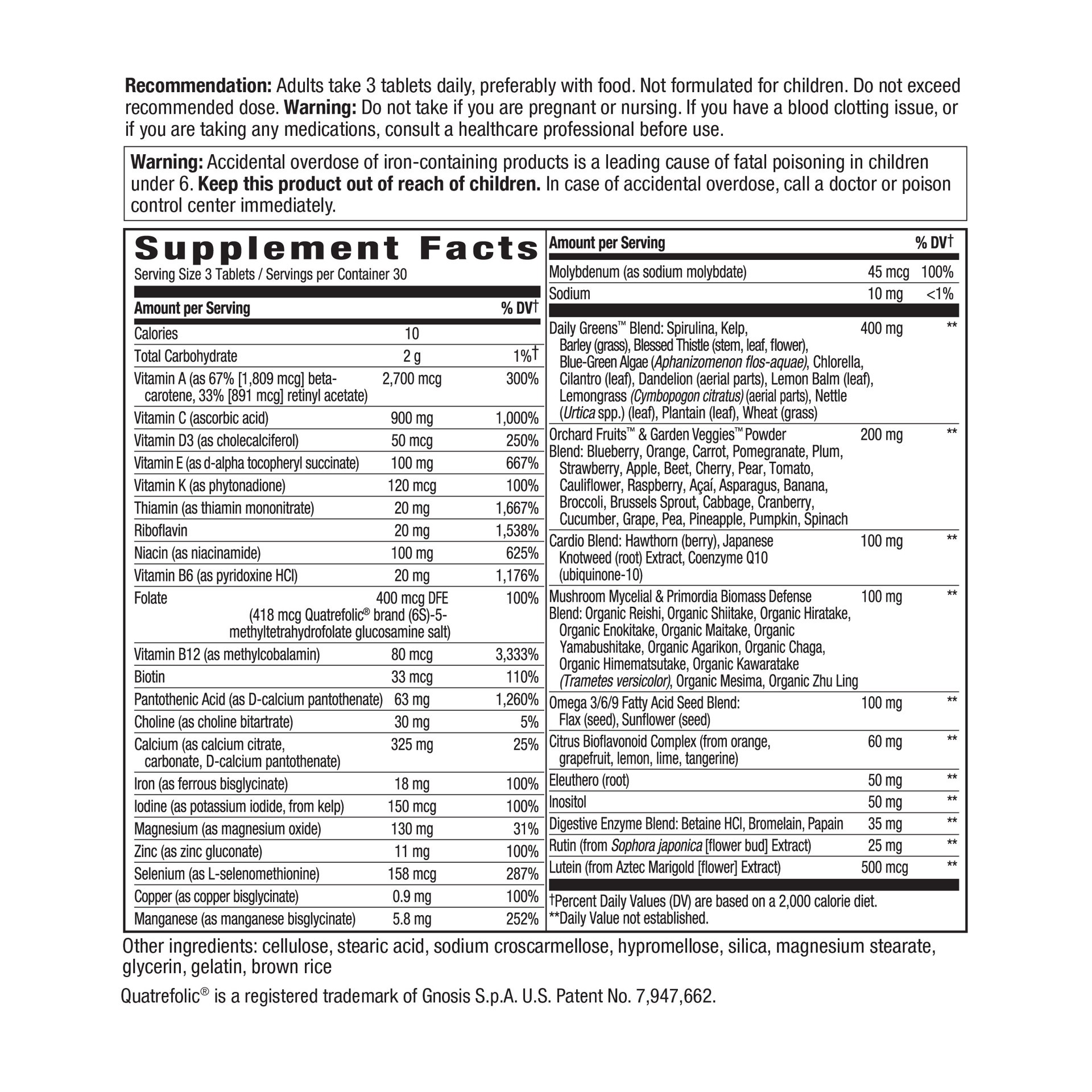 slide 5 of 5, Nature's Way Alive! Max3 Potency Multivitamin, 90 ct