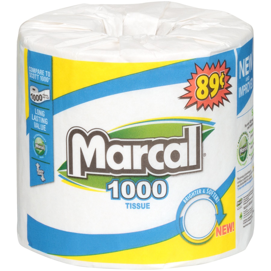 slide 1 of 1, Marcal Singe Roll Bath Tissue, 1 ct