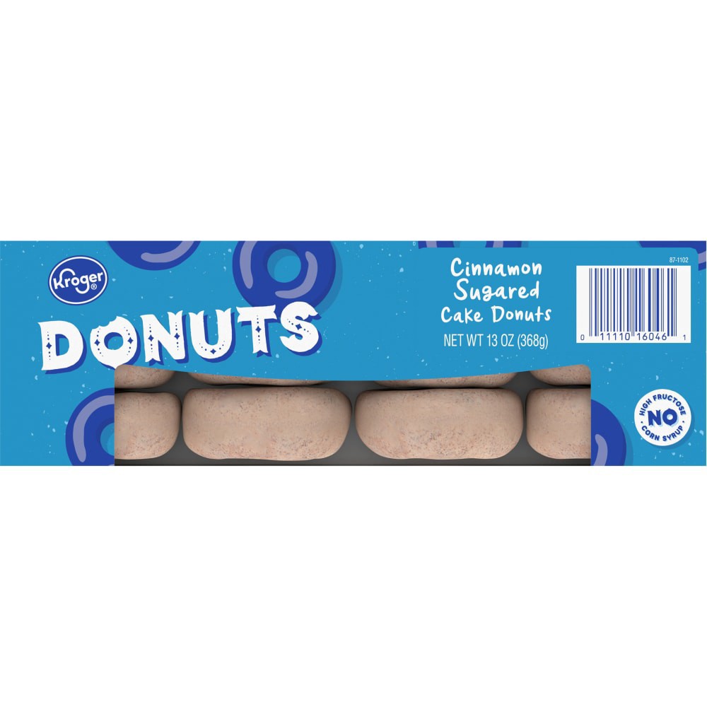 slide 2 of 4, Kroger Cinnamon Sugar Cake Donuts, 12 ct / 13 oz