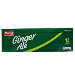 Weis Quality Caffeine Free Ginger Ale - 12 ct