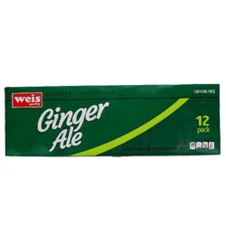 Weis Quality Caffeine Free Ginger Ale - 12 ct