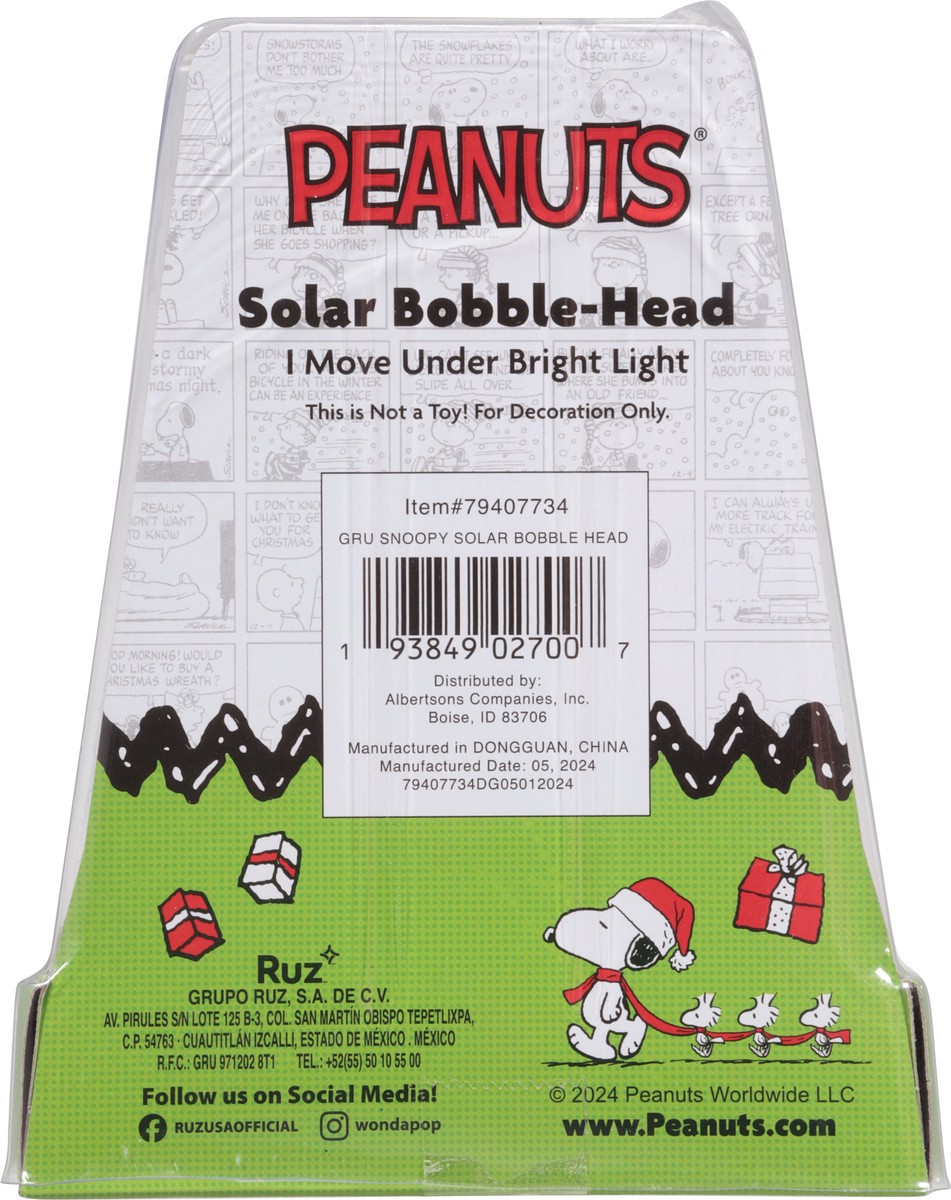slide 7 of 12, Grupo Ruz Peanuts Solar Bobble-Head 1 Each, 1 ct