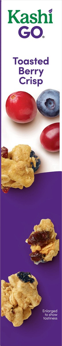 slide 2 of 8, Kashi GO Breakfast Cereal Toasted Berry Crisp, 14 oz, 14 oz