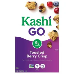 Kashi GO Breakfast Cereal Toasted Berry Crisp, 14 oz