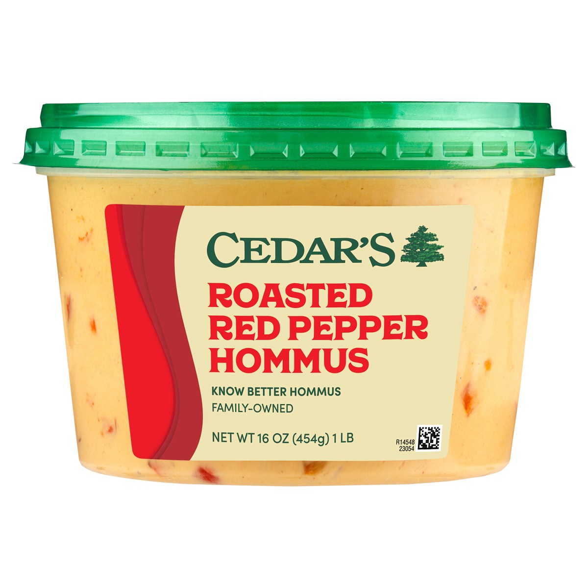 slide 1 of 4, Cedar's Roasted Red Pepper Hommus, 16 oz