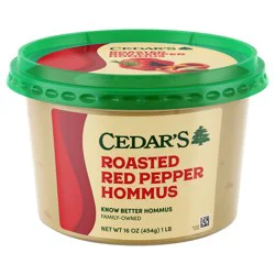 Cedar's Roasted Red Pepper Hummus - 16 oz